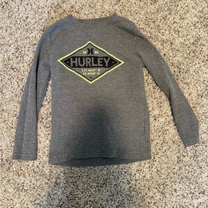 Hurley Kids Gray Long Sleeve Shirt